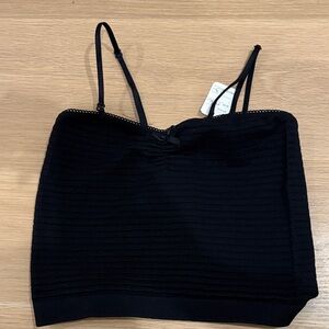 Black Women's sweater tank. Size m/l